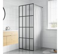 Ecran de Douche Verre Trempé Dépoli 90x195 cm Cabine de Salle de Bain vidaXL