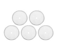 Écran de filtre de presse française, filtres à mailles réutilisables remplacement d'écran de filtre en acier inoxydable de 5 pièces 80 mailles pour cafetière de presse française de 350 ml