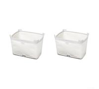 Écran de filtre ultra-fin pour nettoyeur de piscine robotisé Aiper Scuba S1 Pièce de rechange Maille haute densité de capture de débris Blanc (2 pièces)