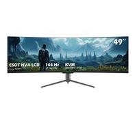Ecran de jeu TITAN ARMY C49SHC Avec panneau CSOT HVA Écran surdimensionné 32:9 Résolution DFHD Taux de rafraîchissement de 144 Hz et technologie de synchronisation adaptative