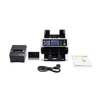 Écran de la machine à comptoir monétaire Touche Cis Mélangez le compteur valeur haute précision du détecteur d'argent 6-8 Billnotes Counting Machine Haute vitesse(With display printer,AU)