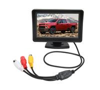 Écran de moniteur de sauvegarde LCD 4,3 pouces, DC 12V, vue arrière rotative, affichage de sauvegarde inversé pour voiture, camion, camping-car, monospace