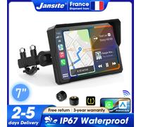 Écran de navigation GPS sans fil pour moto 5/7 pouces, Carplay, Android Auto, DVR 1080P/2K, portable, étanche IPX7, PhoneLink 7 inch Carplay