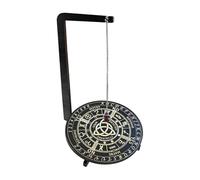 Écran de pendule en bois, support rotatif en bois, support de pendule, fournitures de sorcières pour la méditation, la métaphysique verticale mystique et métaphysique, le nettoyage spirituel