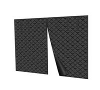 Écran De Porte De Garage For Kit D'isolation De Porte De Garage D'hiver | Rideau de porte à isolation thermique magnétique avec tissu 300DOxford(L18xH7ft)