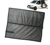 Écran De Porte RV - 115x143x1cm RV Sliding Door Net, Écran De Protection Magnétique De La Vie Privée des UV pour Le Camping Adventure Outdoor Voyage De La Route
