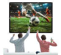 Écran De Projecteur D'extérieur - Écran Cinématographique Portable En Polyester Résistant Aux Agents Atmosphériques | Écran De Projecteur Pliable Pour Smartphone, Écran Léger De Camping