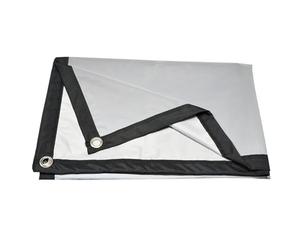 Écran de projecteur - Écran de projecteur de film pliable, Polyester 16: 9 écrans de projection anti-lumière, chiffons vidéo de 60-130 pouces, tissu de cinéma pour la présentation du cinéma à domicile