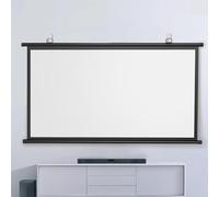 Écran De Projecteur Tirage Manuel vers Le Bas, Écran Vidéo pour Bureau De Cinéma Maison, Anti-pli Bureau De Cinéma Maison Plafond Mural Projection Tirage vers Le Bas Gain 2,5, 16:09:00, 60"