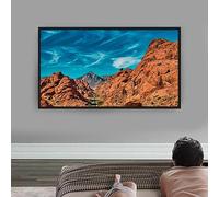 Écran de projection 100 pouces 16:9 Projecteur Cadre en alliage d'aluminium Grande surface pour les types de scènes telles que le home cinéma, les présentations d'entreprise, la surface de projection