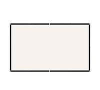 Écran De Projection 4K 72-100-120 Pouces, Portable Et Pliable, Blanc Haute Densité, Moins De Plis for L'extérieur, La Maison Et Le Bureau(72 inch)