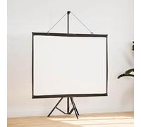 Écran de projection 50" 4:3 avec trépied, écran de projection mobile pour home cinéma, présentations de bureau et enseignement, système d'écran portable pour une représentation claire des images