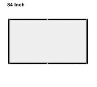 Écran de Projection à bord renforcé, facile à installer, pour Home cinéma, bureau, intérieur et extérieur, Portable, pliable, sans pli, 16:9