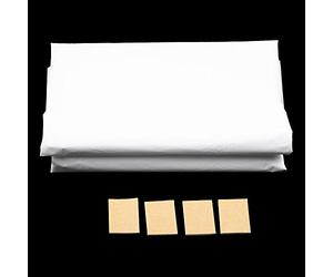 Écran de Projection Arrière à Rideau Semi-translucide, 4 Pieds X 6 Pieds avec étiquettes Volantes à DéColler et à Coller pour Projecteur de Fenêtre