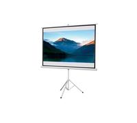 HOMCOM Ecran de Projection sur Pied Home-Cinéma Vidéo Format 4 : 3 84 Pouces 171 x 128 cm Blanc aosom france