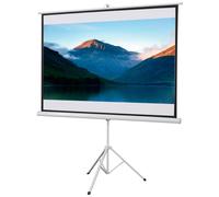 HOMCOM - ecran de projection - Métal - 131x92x203cm - Blanc