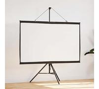 Écran de projection avec trépied 72" 16:9 - Écran de projection en polyester pour home cinéma et bureau - Léger, durable et facile à monter - Parfait pour les films et les présentations