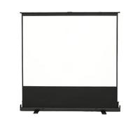 Écran de projection avec trépied 80 pouces, toile de projecteur portable rétractable 4:3 avec pieds de support en forme de X et système de ressort à gaz, pour extérieur, camping, home cinéma