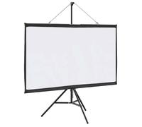 vidaXL Écran de projection sur trépied 60 pouces 16:9 137x83 cm Blanc mat Polyester