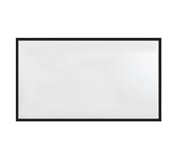 Écran de projection blanc 16:9 - Cadre en alliage d'aluminium - Pour projecteurs, home cinéma, présentations commerciales, salles de conférence - 2,3 x 1,34 m