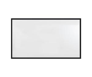 Écran de projection blanc 16:9 - Cadre en alliage d'aluminium - Pour projecteurs, home cinéma, présentations commerciales, salles de conférence - 2,3 x 1,34 m