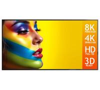 Écran de Projection Cadre SlenderLine Pro Slim 300x169 cm - Format 16:9 - Cadre en Aluminium Mince - Compatible avec Tous Les projecteurs - idéal pour Les projecteurs à Courte et Ultra-Courte focale