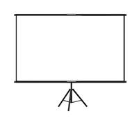 Écran de Projection d’extérieur Écran de projecteur avec Support Pliable, Blanc, Moins Plis, 60, 84, 100, 120 Pouces, Doux, Double Face, for la Maison(84 inch)