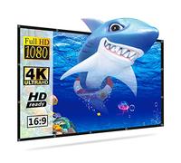 Écran de Projection de 100 ", pour l'intérieur et l'extérieur, 16:9 HD | Pliable, Style Portable, épais, pour la Maison, Le Bureau et l'école
