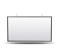 Écran de Projection de Type Rideau Haute définition, Crochet Mural, Tissu d'écran de projecteur de Films 60 72 84 100 Pouces 16:9(72 inches 16:9)