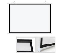 Écran de Projection déroulant, Écran de Projection Portable Enroulable 4:3/16:9, Plusieurs Tailles, for Home cinéma, Bureau, fête(0.672916667,72in)