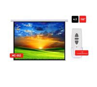 Écran de projection électrique - Maclean - MC-552 - 150 pouces - 4:3 - Télécommande 20m
