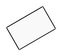 Écran de Projection Extérieur 60 Pouces 16: 9 en Polyester, Ambiance Noël | Format Pliable Portable, Images Haute Définition, Fixation par Crochets, sans Plis ni Ondulation, pour Films Dehors