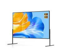 Ecran de Projection Extérieur 72 84 100 Pouces avec Support, Fixation Murale, Écran de Cinéma 4K Ultra HD pour Camping, Théâtre, Cinéma(84 inch)