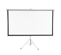 Écran de projection Extralink 100" 16:9 220x125cm PVC blanc mat 0.42mm enroulement semi-automatique mural