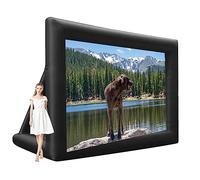 Écran de projection gonflable d'extérieur avec ventilateur silencieux - Écran de projection de cinéma pour le jardin, les fêtes, les voyages