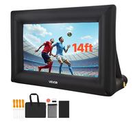 VEVOR Écran de projection gonflable 427 cm 16:9, 600D lavable, sac de rangement, installation facile