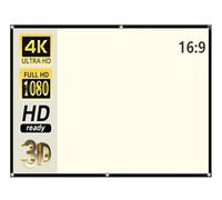 Écran de Projection Grille Blanche Anti-lumière Angle Vision 160 ° 130 120 100 84 Pouces écran réfléchissant Film d'intérieur(60 inch)