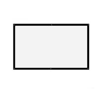 Écran de projection HD d'extérieur portable et pliable en polyester résistant aux intempéries Blanc 152,4 à 381,2 cm Installation rapide pour salles d'exposition et salles de conférence (381 cm 16:9)