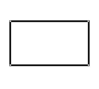 Écran de Projection HD, écrans de Films de Projecteur Portables Pliables et Anti-Plis 16:9, écran de Projecteur, Rideau de Projection pour Cinéma Maison, Intérieur Extérieur (120