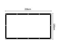 Écran de projection Maclean, 84, 100 ou 120 pouces avec crochet de fixation.