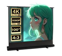 Écran de projection - Maclean - MC-211 - Portable - 100'' - 4:3 - Surface blanche mat