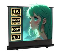Écran de projection - Maclean - MC-211 - Portable - 100'' - 4:3 - Surface blanche mat