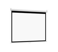 VEVOR Écran de Projection Manuel 1829 mm 4:3 4K 1080 HD, Toile de Vidéoprojecteur Murale, Rétractable avec Câble de Traction, Angle de Vision Étendu, pour Cinéma Domicile, Bureau, Classe de Classe