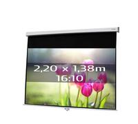 Ecran de projection manuel 2,20 x 1,38m - Format 16:10