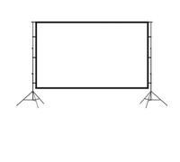 écran de Projection motorisé Écran de projecteur avec Support Home cinéma 100 120 écran de Projection HD 150 Pouces avec Sac de Transport videoprojecteur(100 inch)