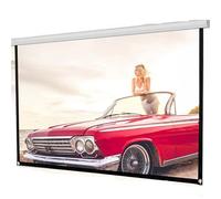 écran de Projection motorisé Écran de projecteur HD 60 Pouces 16:9, écran Portable de Projection de cinéma Maison, Toile Pliable pour projecteur videoprojecteur(100 inch)