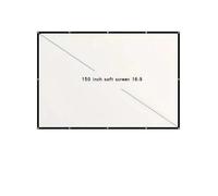 écran de Projection motorisé Écran de projecteur Portable HD 16:9, 60, 72, 84, 100, 120, 150 Pouces, pour Projection intérieure et extérieure videoprojecteur(150 inch)