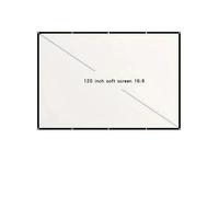 écran de Projection motorisé Écran de projecteur Portable HD 16:9, 60, 72, 84, 100, 120, 150 Pouces, pour Projection intérieure et extérieure videoprojecteur(120 inch)