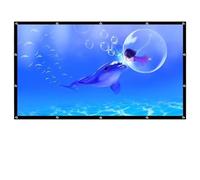 écran de Projection motorisé Écran de projecteur Portable Pliable pour cinéma Maison, écrans de Projection Double Face d'intérieur et d'extérieur videoprojecteur(100 inch)