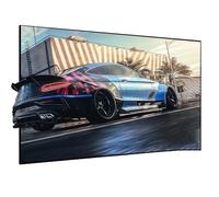 écran de Projection motorisé Écran de Projection 72 Pouces ~ 150 Pouces Écran de Projection à Cadre Fixe 16:9 adapté aux projecteurs à Longue focale videoprojecteur(92 inch)